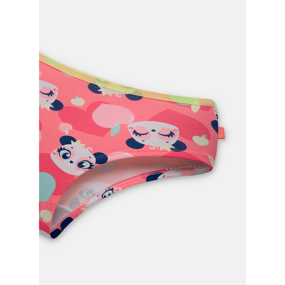 Calcinha Caleçon Algodão Feminina Panda Romântico - 3