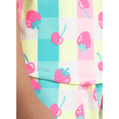 Pijama Regata Microfibra Menina Teen Morangos