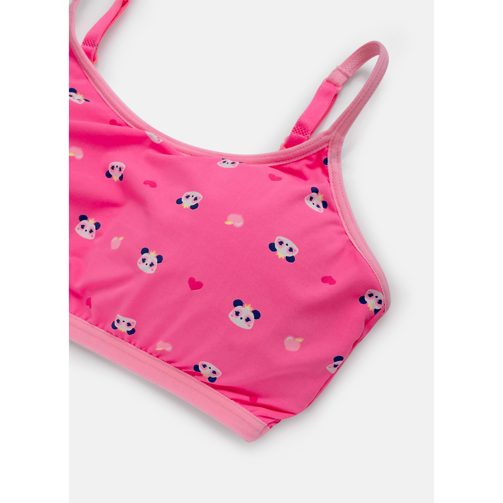 Top com Bojo Removível Microfibra Menina Teen Panda Romântico - 3