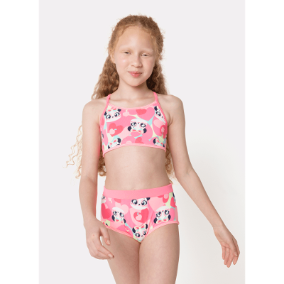 Biquíni Menina Teen Panda Romântico