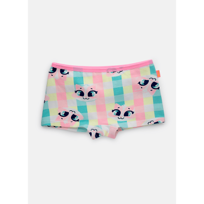 Calcinha Boyshort Algodão Menina Teen Gata Picnic