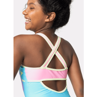 Maio com Proteção Solar Menina Teen Stitch - 3