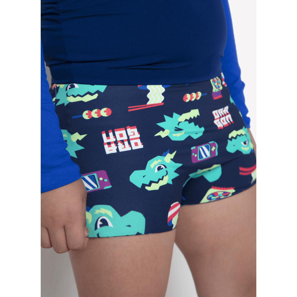 Conjunto Camiseta e Sunga Menino Dragão Street - 2