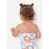 Maio com Proteção Solar Bebê Menina Unicórnio Cherry - 3