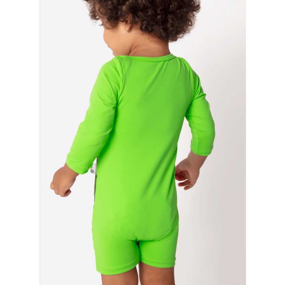 Macacão Manga Longa Microfibra Bebê Menino Dino Trio - 3