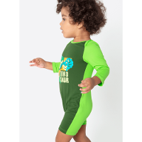 Macacão Manga Longa Microfibra Bebê Menino Dino Trio - 2