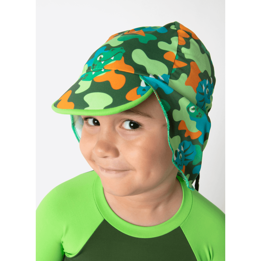 Chapéu com Proteção Solar Menino Dino Trio - 1