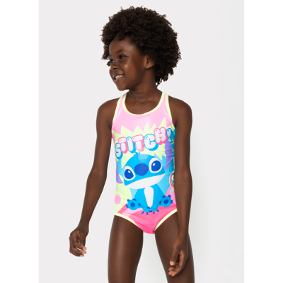 Maio Com Proteção Solar Menina 1/2 Anos Stitch