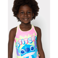 Maio Com Proteção Solar Menina 1/2 Anos Stitch - 2