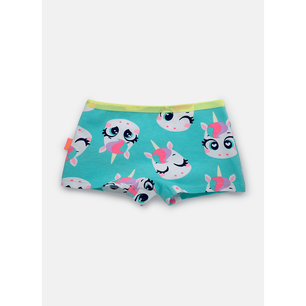 Calcinha BodyShorts Algodão Menina Unicórnio - 2