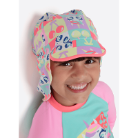 Chapéu com Proteção Solar Menina Unicórnio Cherry - 3