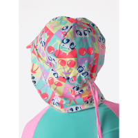 Chapéu com Proteção Solar Menina Unicórnio Cherry - 4