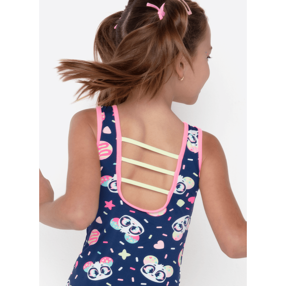 Maio com Proteção Solar Menina Panda Donut - 4