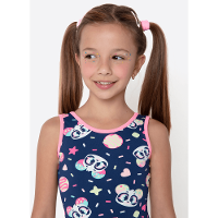 Maio com Proteção Solar Menina Panda Donut - 2