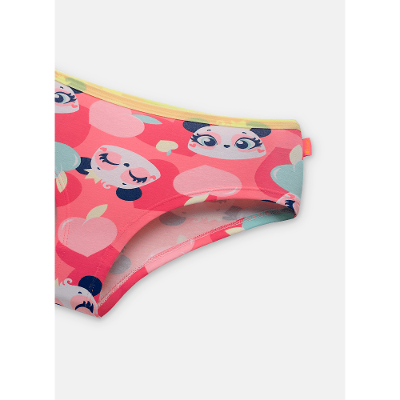 Calcinha Caleçon Algodão Menina Teen Panda Romântico