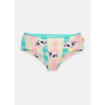 Calcinha Caleçon Algodão Menina Teen Gata Picnic