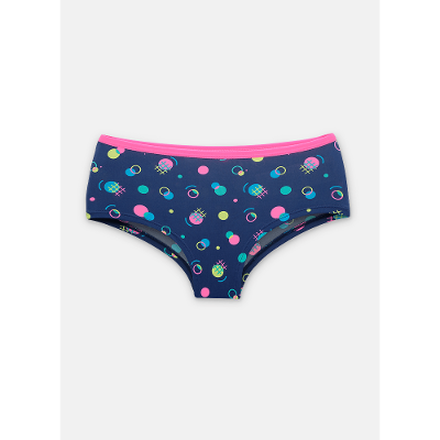 Calcinha Caleçon Microfibra Menina Teen Geométrica
