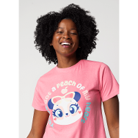 Pijama Manga Curta Feminino Panda Romântico - 2