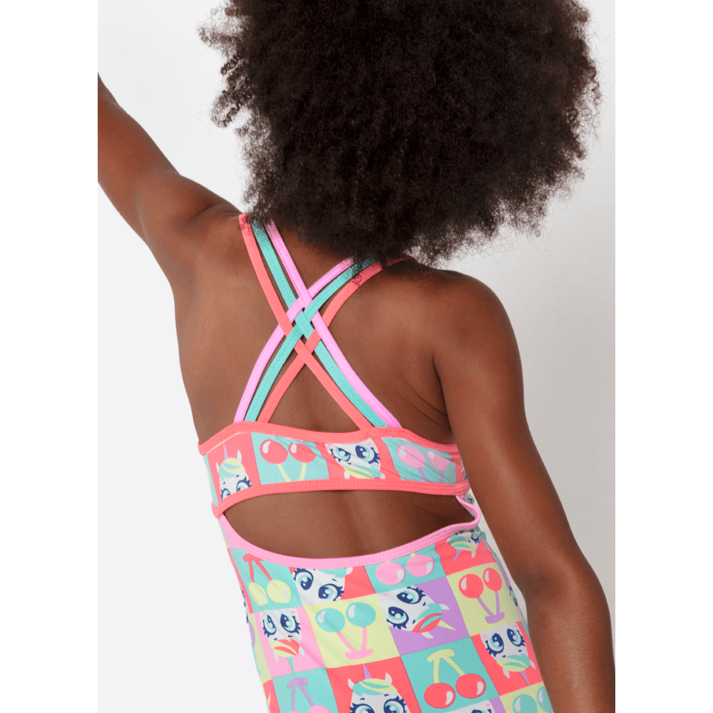 Maio com Proteção Solar Menina Unicórnio Cherry - 4