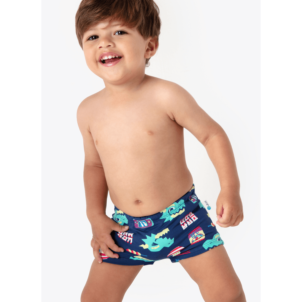 Sunga Boxer Bebê Menino Dragão Street - 4