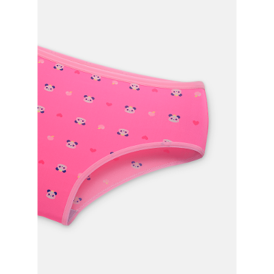 Calcinha Boneca Microfibra Feminina Panda Romântico