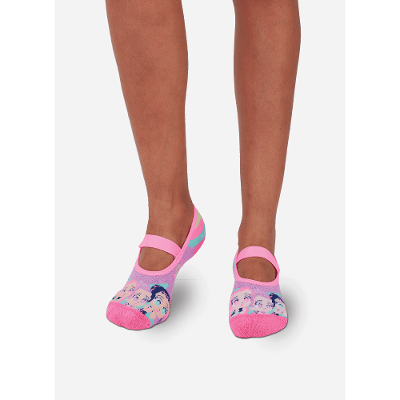 Meia Sapatilha Antiderrapante Feminina Guerreiras do K-Pop