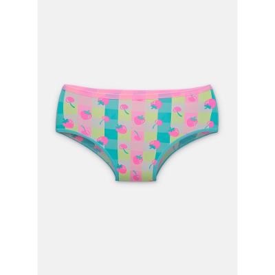 Calcinha Boneca Microfibra Feminina Morango