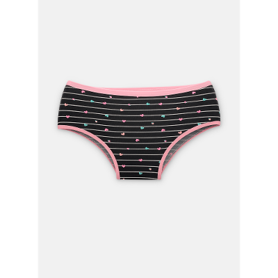 Calcinha Boneca Microfibra Feminina Coração