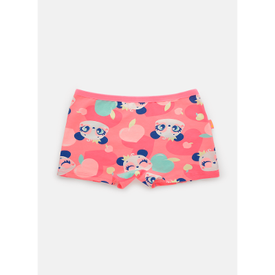 Calcinha Boyshort Algodão Menina Teen Panda Romântico