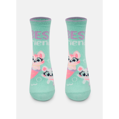 Meia Soquete Menina Pet Sereia