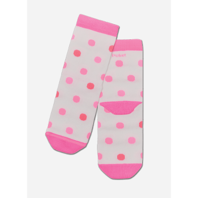 Meia Soquete Menina Bolinhas