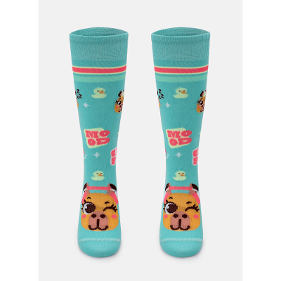 Meia Cano 3/4 Menina Capy Bora