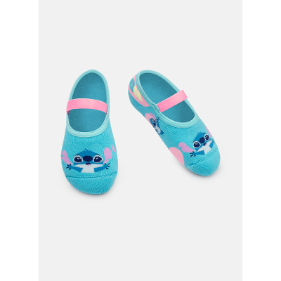 Meia Sapatilha Antiderrapante Unissex Kids Stitch