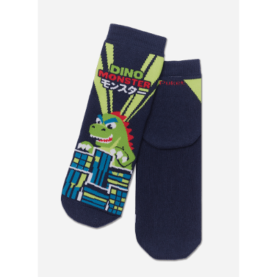 Meia Soquete Menino Dino Monster