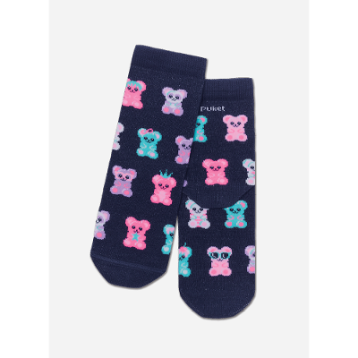 Meia Soquete Menina Ursinho Gummy