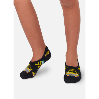 Meia Sapatinho Antiderrapante Menino Táxi