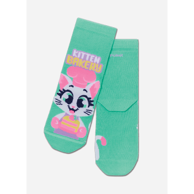 Meia Soquete Menina Gata Cozinheira