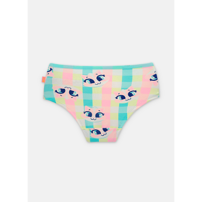 Calcinha Caleçon Algodão Feminina Gata Picnic