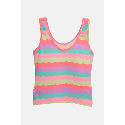 Regata Algodão Menina Teen Listrada