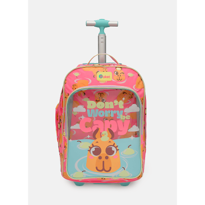 Mochila com Rodinha Grande Capivara Vibes