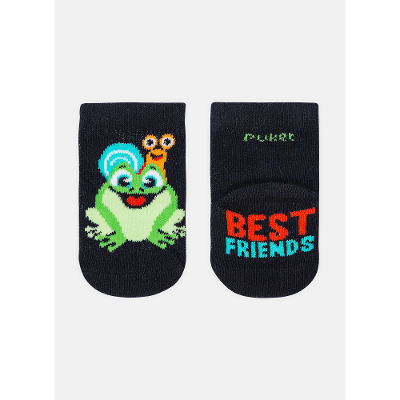 Meia Soquete Bebê Menino Sapo