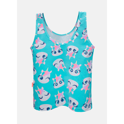 Regata Algodão Feminina Unicórnio