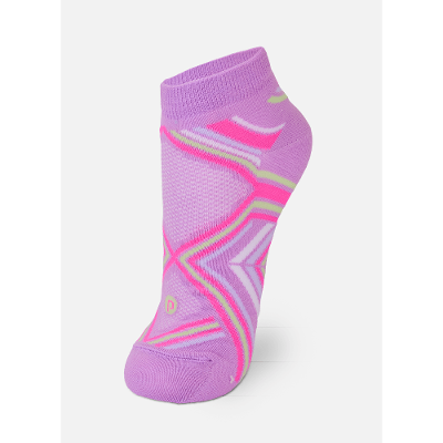 Kit com 3 Meias Cano Curto Feminina Esportiva Colorida