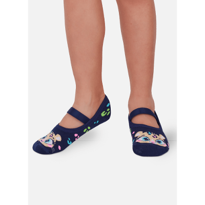 Meia Sapatilha Menina Onça