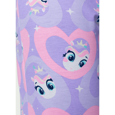 Pijama Manga Longa Viscolycra Feminino Unicórnio Diamante