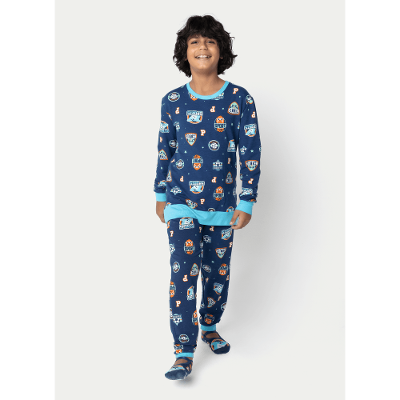 Pijama Manga Longa Ultra Visco Menino Teen Tuba Futebol
