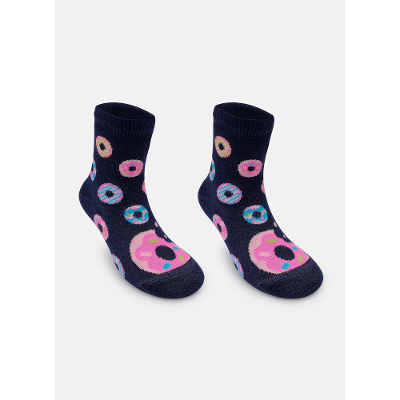 Meia Soquete Bebê Menina Donuts