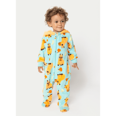 Macacão Manga Longa Soft Bebê Unissex Capivara Vibes