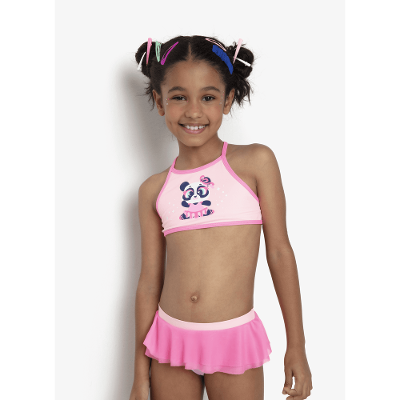 Biquíni Menina Panda Bailarina