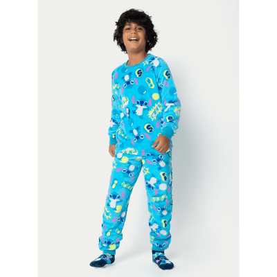 Pijama Manga Longa Soft Menino Teen Stitch